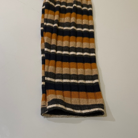 Discreet Women's Long Sleeve Crop Striped Top -Women’s cropped blouse XL Stretch - Picture 7 of 8